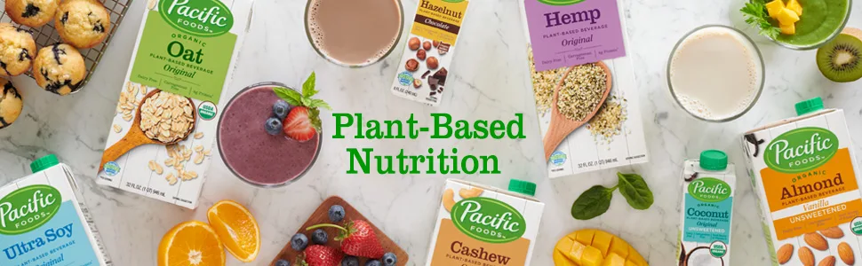 Pacific Foods Hemp Original Unsweetened Plant-Based Beverage, 32 oz - PBB Banner