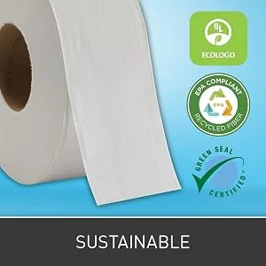 Pacific Blue Basic 2-Ply Jumbo Jr. 9" Toilet Paper by GP PRO (Georgia-Pacific), 12798, 1,000 Linear Feet per Roll, 8 Rolls Per Case Pacific Blue Basic 8 Count (Pack of 1) - product information 4