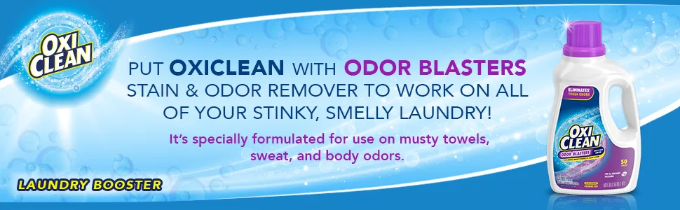 OxiClean Odor Blasters Odor & Stain Remover Laundry Booster, 50 oz. - product information 1