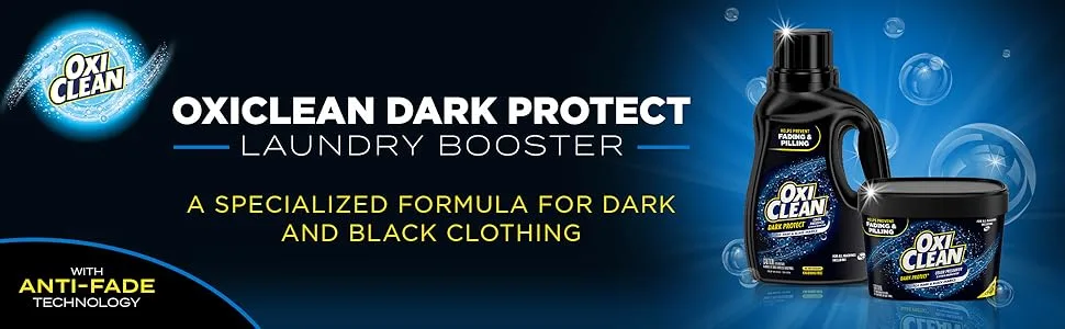 OxiClean Dark Protect Laundry Booster, Laundry Stain Remover for Clothes, 3 Lbs - oxiclean dark protect laundry booster a specialized formula for dark and black clothing