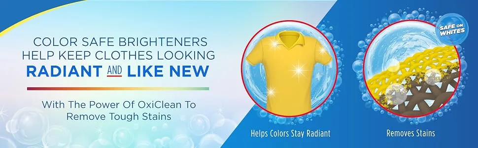 OxiClean Color Boost Color Brightener plus Stain Remover Liquid FREE 45oz - product information 2