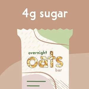 Overnight Oats Bar Classic Blueberry, 11.7 Ounces, 9 ct Classic Blueberry 9 Count (Pack of 1) - low sugar