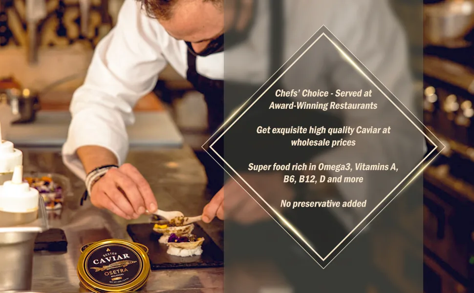 OVERNIGHT GUARANTEED, BESTER Premium Osetra Sturgeon Black Caviar - (1.76 oz (50g)) - Malossol Ossetra Black Roe - Premium Quality, Traditional Style, imported - Bester Caviar best caviar russian sturgeon osetra malossol