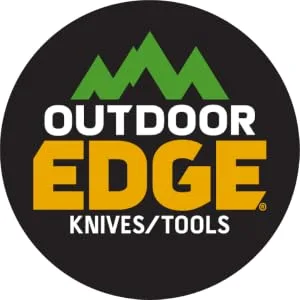 Outdoor Edge 3.0" RazorLite EDC - Replaceable Blade Folding Knife with Pocket Clip and One Hand Opening for Everyday Carry (Orange, 4 Blades) - Outdoor Edge Logo