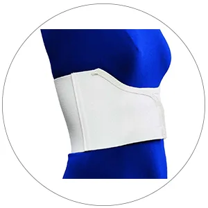 OTC Elastic Chest Panel Universally Adjustable Rib Belt for Women, White, Regular White Regular - product information 6