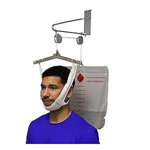 OTC Cervical Traction Kit, Neck Pain Relief, Vertebrae Disk Herniation, Complete Over Door Setup - product information 2