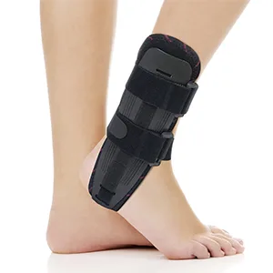 ORTONYX Ankle Stabilizer Brace Stabilizing Stirrup Splint - One Size Fits Most - Black One Size Fits Most Black - ORTONYX Ankle Stabilizer Brace Stabilizing Stirrup Splint One Size Fits Most Black