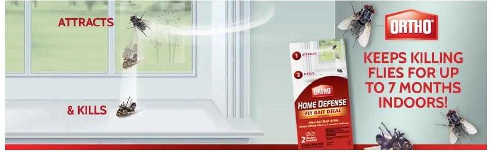 Ortho Home Defense Fly Killer Window Decal, 2-Pk - product information 1
