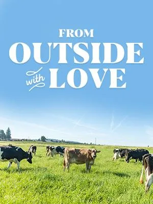 Organic Valley Ultra Pasteurized Organic Fat Free Milk - Cows on pasture