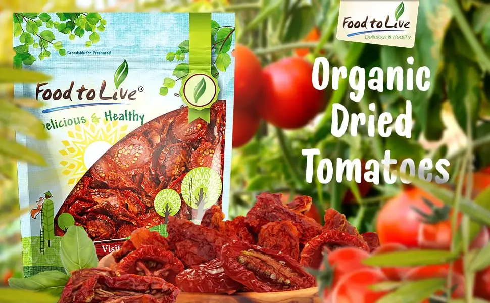 Organic Sun-Dried Tomatoes, 2 Pounds - Salted, Non-GMO, Kosher, Raw, Vegan, Unsulfured, Bulk 2 Pound (Pack of 1) - product information 4