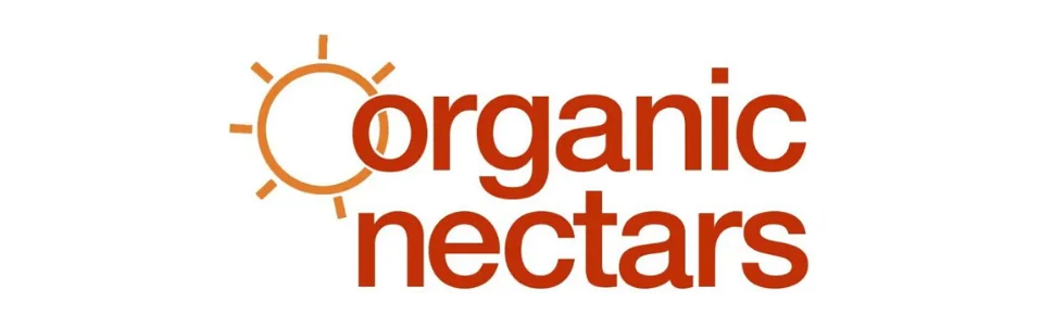 Organic Nectars 100% Raw Premium Dark Agave Syrup, 46 Ounce Jug - organic nectars logo
