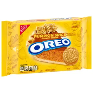OREO Pumpkin Spice Sandwich Cookies, Limited Edition - 12.2 Oz - 12 Packs - image