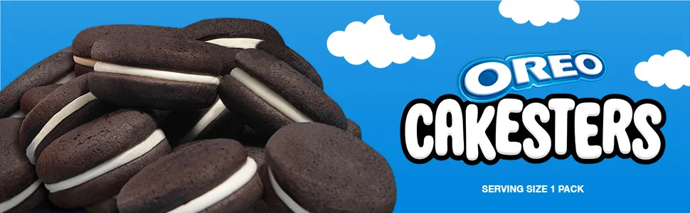 OREO Cakesters Soft Snack Cakes, 5 - 2.02 oz Snack Packs - image
