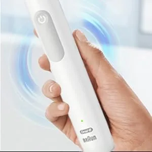 Oral-B Pro 1000 Power Rechargeable Electric Toothbrush Powered by Braun ,1 count , White (Packaging may vary) White 1 Count (Pack of 1) - Pressure Sensor