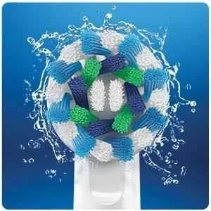 Oral-B Cross Action Heads, Pack of 4 White 4 Count (Pack of 1) - Round cleans better*