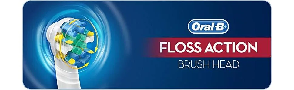 Oral B Floss Action Replacement Heads, 4 ct - Oral-B Floss Action Electric Toothbrush Replacement Heads 4 pack