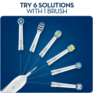 Oral B Floss Action Replacement Heads, 4 ct - Oral-B Floss Action Electric Toothbrush Replacement Heads 4 pack