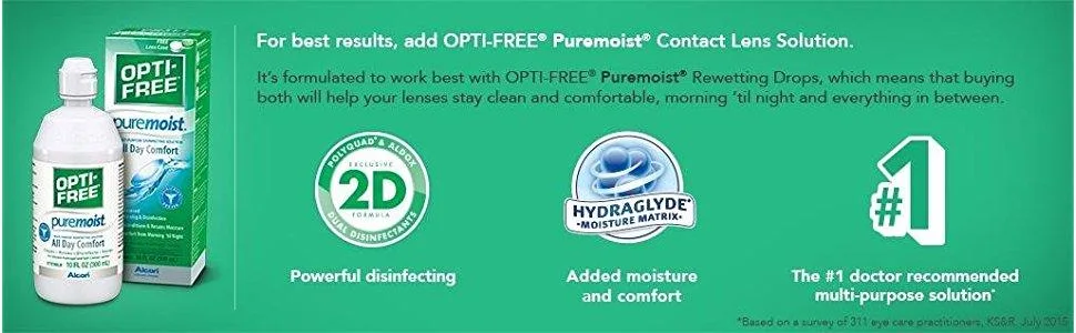 Opti-Free Puremoist Rewetting Drops, 12-mL - product information 10