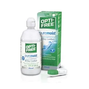 Opti-Free Puremoist Multi-Purpose disinfecting Solution with Lens case, 16 Fl Oz - product information 1