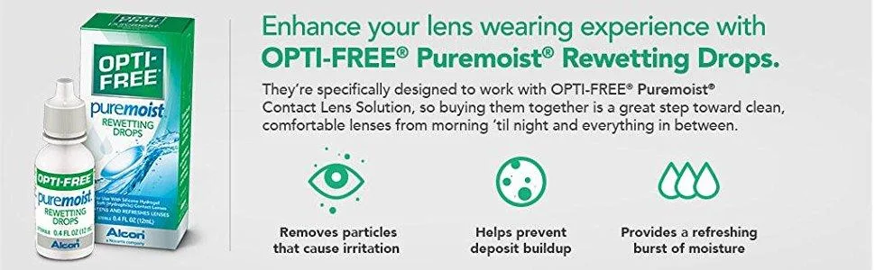Opti-Free Puremoist Multi-Purpose Disinfecting Solution with Lens Case, 10-Ounces, 10 FL Oz (Pack of 1) - product information 9