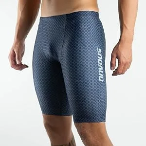 Onvous Men's AquaGenesis-Lite Swim Jammer | Racing & Training Swimsuit | Fast, Flexible, Comfortable | Sizes: 28-38 34 - Jammer Care Instructions