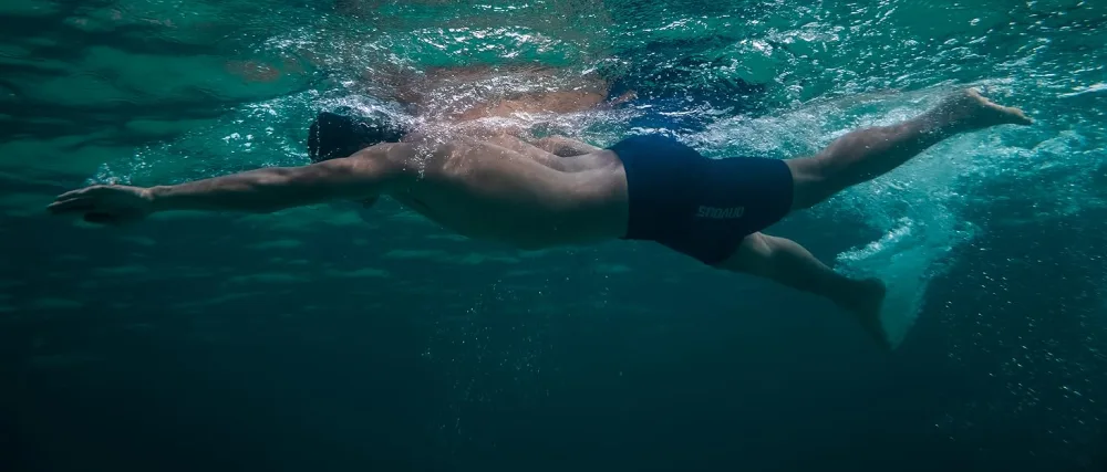 Onvous Men's AquaGenesis-Lite Swim Jammer | Racing & Training Swimsuit | Fast, Flexible, Comfortable | Sizes: 28-38 34 - Onvous Swimming Jammers