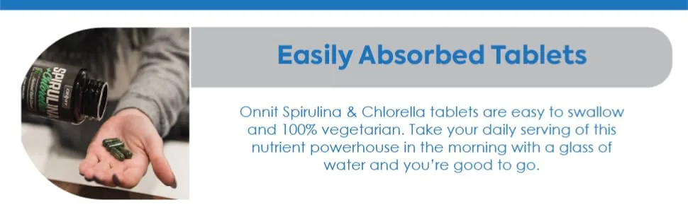 Onnit Spirulina and Chlorella: Nutrient Rich Greens Supplement (80ct) - Onnit Spirulina and Chlorella: Nutrient Rich Greens Supplement (80ct)