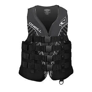 O'Neill Men's Superlite USCG Life Vest X-Large Black/Black/Smoke:White - product information 2