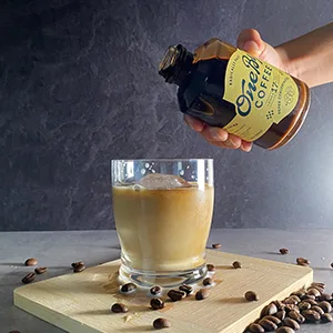 OneBy Coffee | Make Cold Brew, Hot or Iced Coffee in Seconds | 17 Cups per Bottle with 24x Liquid Coffee Concentrate | Single Origin Peruvian Coffee Beans (1 Count, 8.5oz Bottle) - Convenient and Fast Coffee
