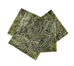 ONE ORGANIC Sushi Nori Premium Roasted Organic Seaweed (50 Full Sheets) 50 Count (Pack of 1) - product information 2