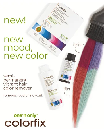 One 'n Only Exothermic Perm with Argan Oil for Firm Curls, Self-Heating Formula for Client Comfort, Ensures Shine and Manageability, Eliminates Perm Odor - colorfix