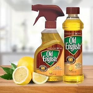Old English, Lemon Oil, Trigger Sprayer, 12 Ounce - surface protection conditioner old english furniture polish lemon oil wood floor repair hardwood