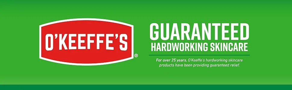 O'Keeffe's Working Hands Hand Cream for Extremely Dry, Cracked Hands, 3.4 Ounce Jar, (Pack 1) 1 - Pack Hand Cream - Working Hands Banner