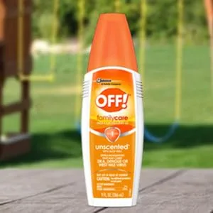 OFF! FamilyCare Insect & Mosquito Repellent Spritz, Unscented Bug spray with Aloe-Vera, 7% Deet, 6 oz (Pack of 2) - OFF with DEET