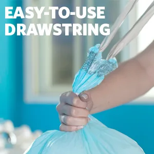 OdorShield Small Drawstring Trash Bags - Febreze Sweet Citron & Lime - 4 Gallon - 80 Count Febreeze Sweet Citron & Lime - trashbags;amazon;basics;scented;white;bathroom;bins;strong;extra;decrotive;garage;cans;black;out