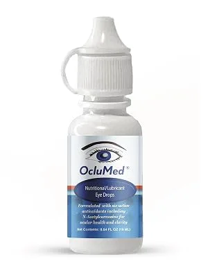 Oclumed Nutritional Eye Drops | 16ml | Highest Concentration of Antioxidant N-Acetylcarnosine Available 2% | Effective Solution for Cataracts & Dry Eyes - OcluMed Eye Drops | 2% Concentration of Antioxidant N-Acetylcarnosine for Cataracts 16ml