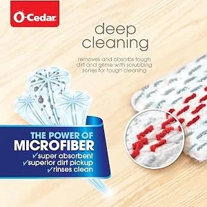 O-Cedar ProMist MAX Washable Refill (Pack - 2) 2 Count (Pack of 1) - infographic pmm