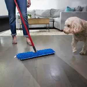 O-Cedar Hardwood Floor 'N More Microfiber Flip Mop , Blue - product information 2