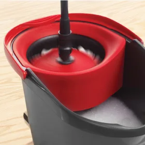 O-Cedar EasyWring Microfiber Spin Mop and Bucket Cleaning System - EasyWring Splash Guard