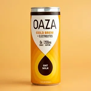 Oaza Variety Pack Cold Brew Coffee + Electrolytes - Great Tasting With Zero Sugar - Oaza cold brew electrolytes caffeine black oat milk cacao mocha