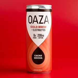Oaza Variety Pack Cold Brew Coffee + Electrolytes - Great Tasting With Zero Sugar - Oaza cold brew electrolytes caffeine black oat milk cacao mocha
