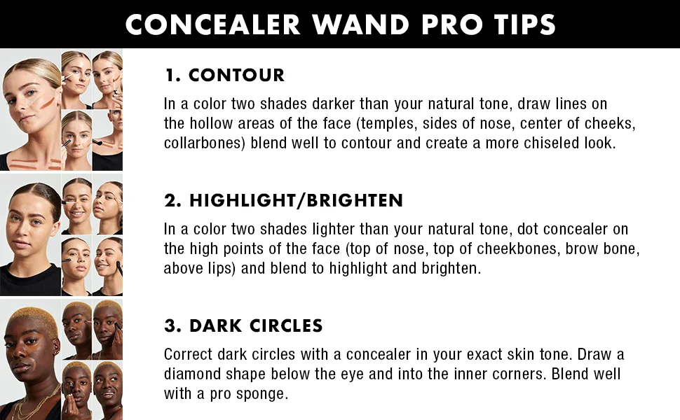 NYX PROFESSIONAL MAKEUP HD Studio Photogenic Concealer Wand, Medium Coverage - Nude Beige - nyx professional makeup concealer wand
