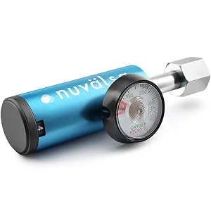 Nuvlsa Ozone Therapy Low Flow Oxygen Regulator  Easy to Use  Works with Ozone Generators  Compatible with Oxygen Cylinders up to 3,000 PSI  Wrench-Tightened Connection  CGA 540 - well-equipped cooking more enjoyable durable safe 18-piece cutlery cullens knive kitchen scissors