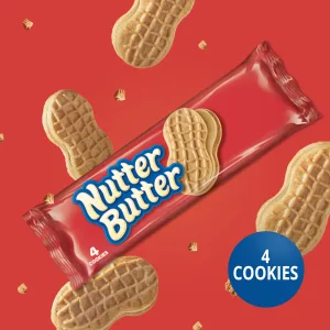 Nutter Butter Peanut Butter Sandwich Cookies, 12 Snack Packs (4 Cookies Per Pack) - image