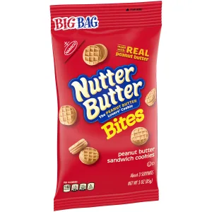 Nutter Butter Bites Peanut Butter Sandwich Cookies, 12 - 3 oz Big Bags - image