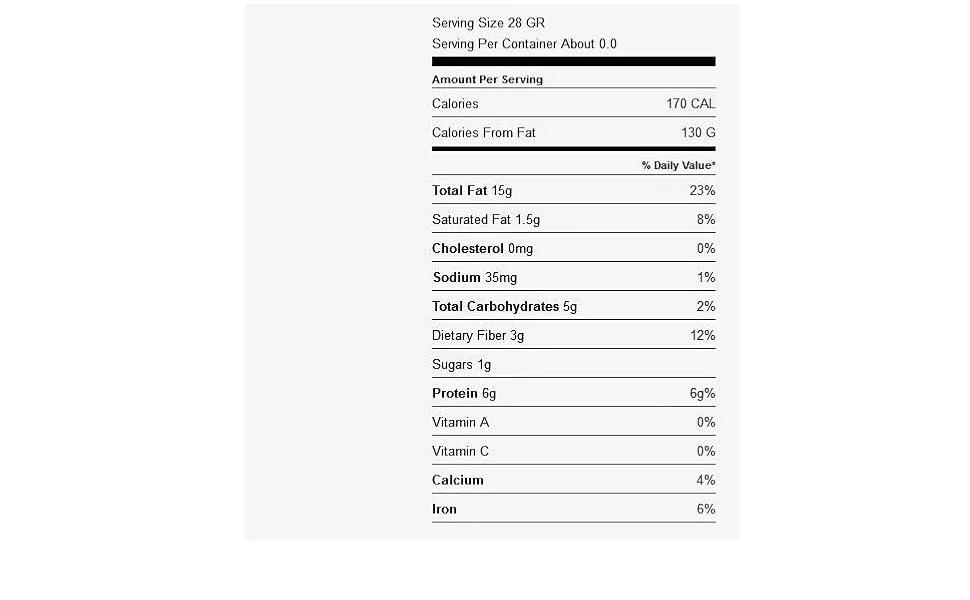 NUTrition Heart Healthy Snack Nut Mix (1lb 2.25oz) Salted 2.25 Ounce (Pack of 1) - product information 2