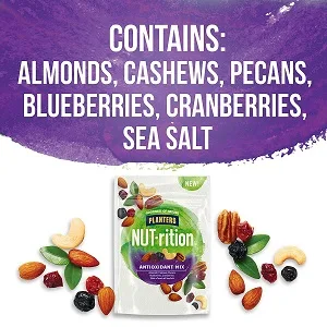 NUTrition Antioxidant Snack Nuts Mix (5.5 oz Bag) Antioxidant Mix - product information 5