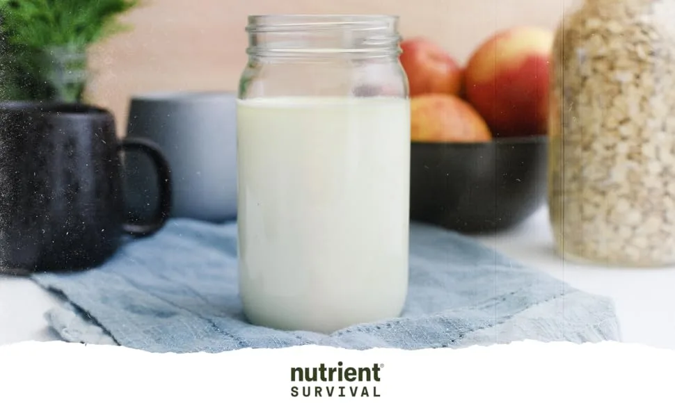 Nutrient Survival Powdered Vitamin Milk | Non-perishable #10 Can | 25 Year Shelf Life | Emergency Food Supply - Powdered Vitamin Milk