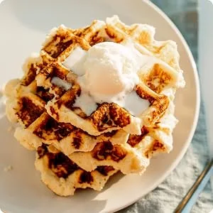 Nutricost Casein Protein Powder 5lb Vanilla - Micellar Casein, Gluten Free, Non-GMO 5 Pound (Pack of 1) Vanilla - Protein Waffles