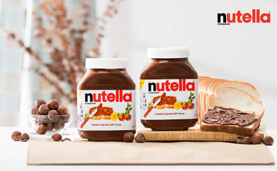 Nutella Hazelnut Spread 350g 12.4oz, Glass Jar - Imported From Poland - Nutella